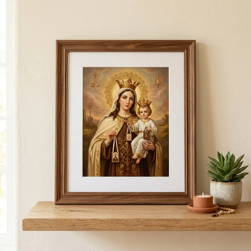 Cuadro de Virgen del Carmen