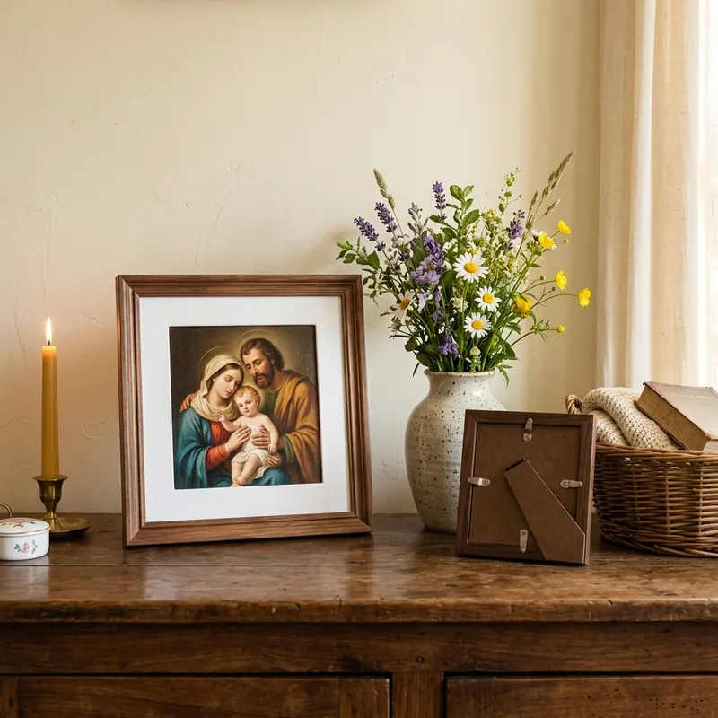 Cuadro religioso para familia